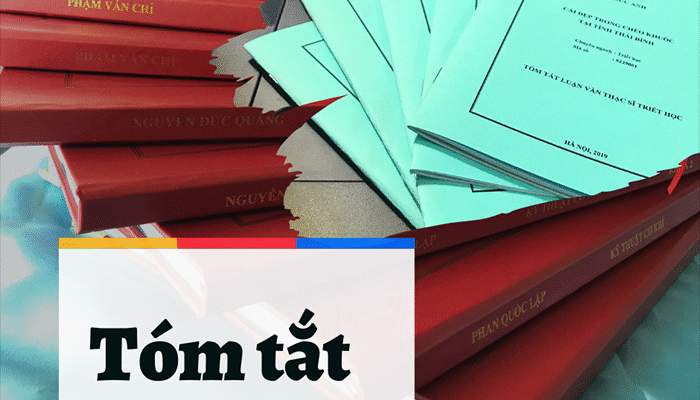 Dịch vụ tóm tắt luận văn, luận án